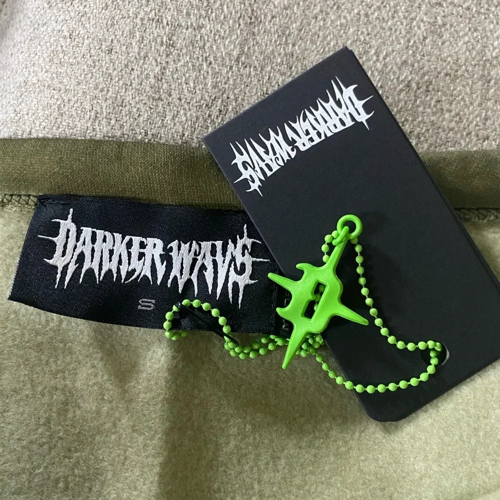 Darker Wavs DollsKill | NWT’s Cyber Y2K drawstring mini lowrise sweat skirt - Picture 7 of 9